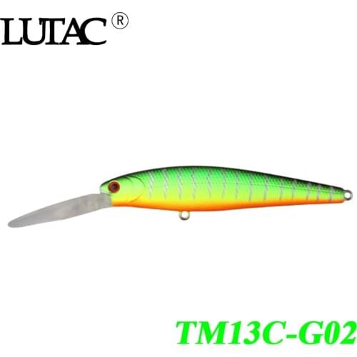 13g 90mm Floating LUTAC Minnow bait Artificial hard plastic lure 3D eyes wobbler Fishing Gear