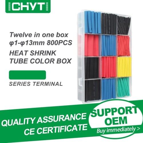 The Manufacturer Directly Provides 800pcs Color Electrical Flame Retardant Insulation Heat Shrinkable Sleeve Box Assembly