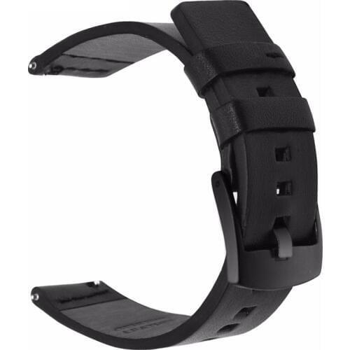 20mm Italy Oil Leather Watchband for Samsung Gear S2 Classic R732 R735 Moto 360 2 42mm Men Quick Release Watch Band Wrist Strap