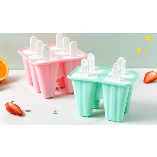 Silicone ice tray creative ice mold household summer diy homemade ice cream popsicle mold popsicle ice cube mold