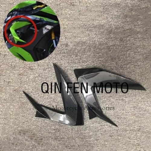 Carbon Fiber Paint Side Lower Infill Panel Fairing Fit For KAWASAKI Ninja ZX6R 2013 2014 2015 2016 2017 2018