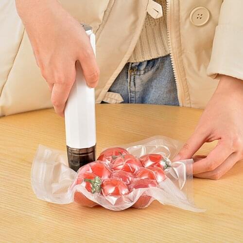 Food Vacuum Sealer Automatic Household Air Pump Compression Food Vacuum Sealer Packaging Machine Smart Sealer Include 5pcs Bags