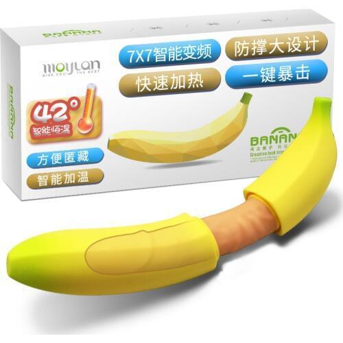 7 Frequency Banana Vibrators Vagina Massage G Point Orgasm Intelligent Heating Strong motor vibration stimulation Adult Sex Toys