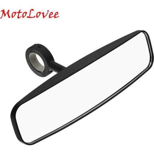 MotoLovee All Terrain Vehicle Interior Rearview Mirror 1.7 Large Field Of View Custom UTV / ATV Central Rearview Mirror