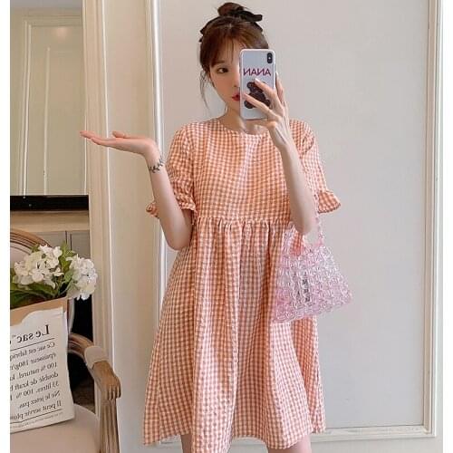 052# Maternity Clothes Nursing Dress Summer Striped Dress for Pregnant Women Pregnancy Clothes Breastfeeding Dress