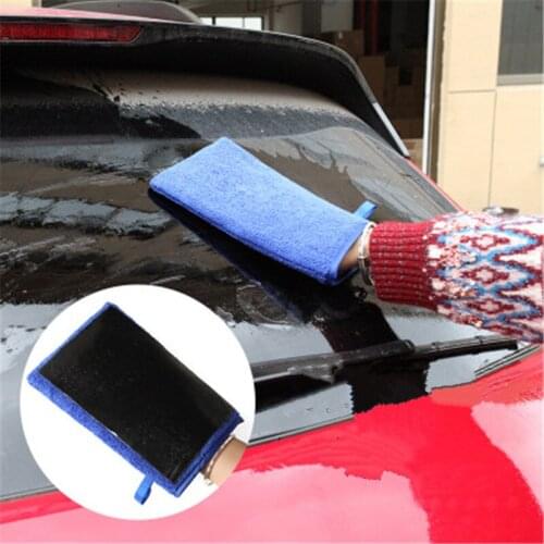 1 Pcs New Design Car Wash Gloves Blue Automobiles Cleaning Glove Multi-Purpose Care Detailing Clean Cloth for Auto Supplies