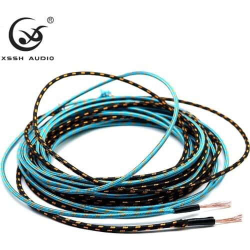 10m/20m HiFi DIY 3mm OD colors sheath small 16 core 0.25mm OFC pure copper wire 1.2mm internal instrument speaker Audio cable