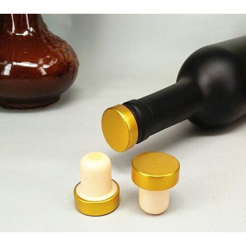 1000Pcs T-shape Wine Stopper Silicone Cork Bottle Stopper Red Wine Cork Bottle Plug Bar Tool Sealing Cap Corks For Beer SN907