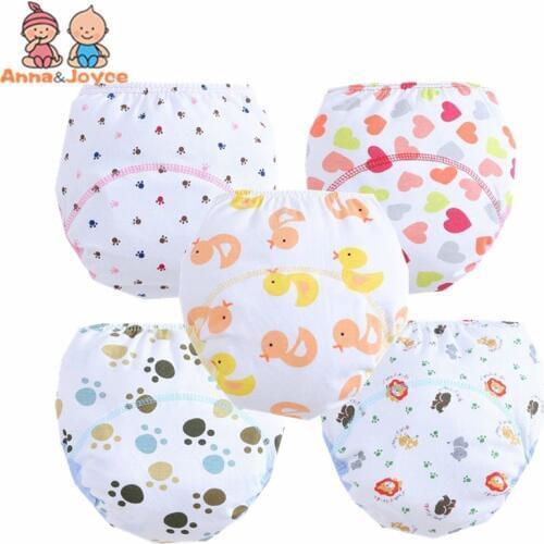 20Pc/Lot Baby Kid Infant Nappy Cloth Diapers Learning Pants Soft Comfortable Cotton Fashion