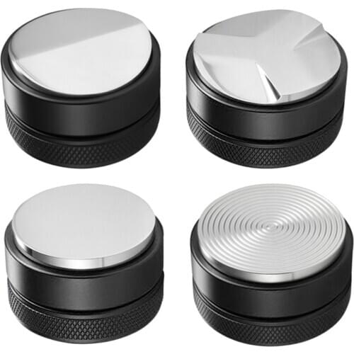 58mm Barista Espresso Coffee Distributor Leveler Tool Tamper Press Hammer