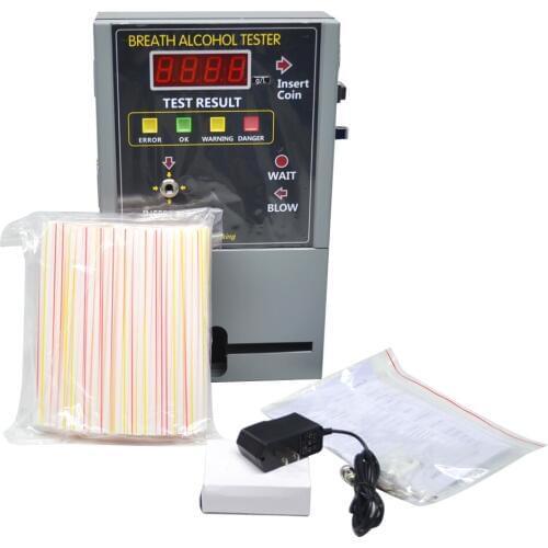 2019 New professional coin operated alcohol tester/breathalyzer machine for bar /restaurant /hotel in russia AT-819