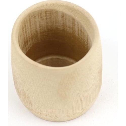 Wholesale Eco Friendly Bathroom Accessory Reusable Bamboo Tooth-Brushing Cup