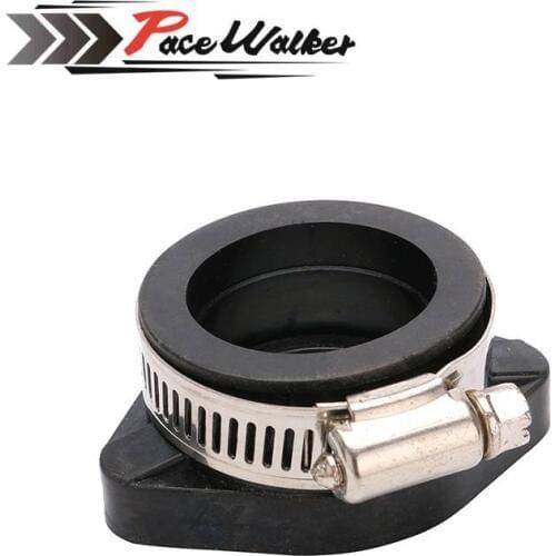 FREE SHIPPING Motorcycle Pit Dirt Bike Carburetor Rubber Adapter Inlet Intake Pipe For MIKUNI VM24 OKO KOSO KEIHIN PE28 28&30mm