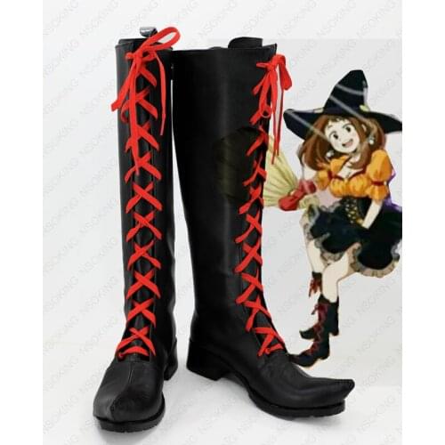 My Hero Academia Cosplay Shoes Boku no Hero Academia OCHACO URARAKA Boots Tailor Made