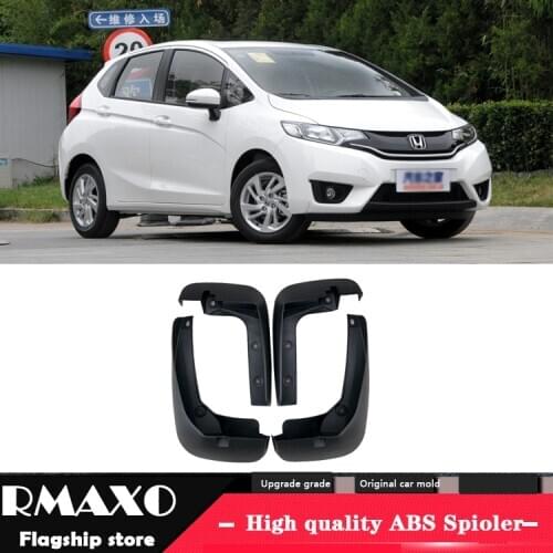 For Honda JAZZ/FIT 2014-2016 Mudflaps Splash Guards Front With the color and rear Mud Flap Mudguards Fender Modified special