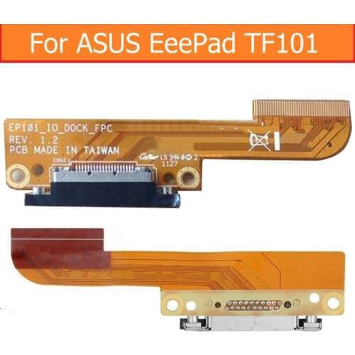 100% Genuine Sync Date Connector Flex Cable For Asus Eee Pad TF101 EP101 USB Charger Port Flex Cable USB Charging Jack Dock