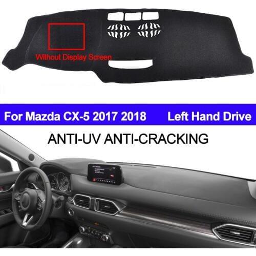 TAIJS Car Dashboard Cover Dash Mat Dash Pad Carpet ANti-UV NON-Slip For Mazda CX-5 CX5 MK2 2017 2018 Without Display Screen
