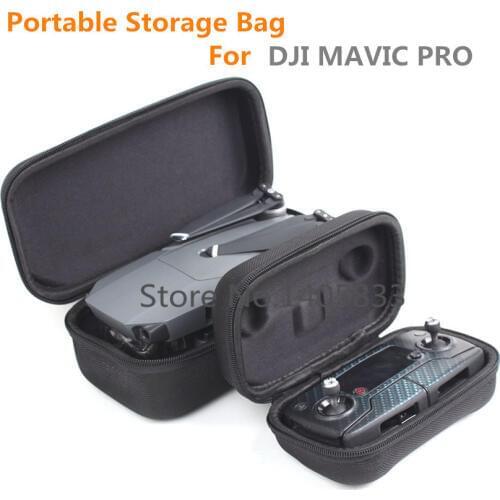 Mavic Pro Remote Controller (Transmitter)/ Drone Body Hardshell Portable Housing Bag Storage Box Case for DJI MAVIC PRO