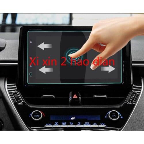 For Toyota ALLION 2021 navigation film tempered film central control screen protector changed to decorate car supplies