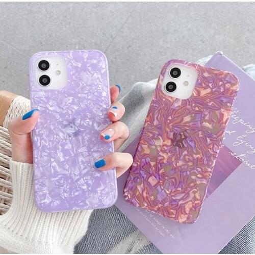 Luxury Diamond Dream Shell Bling Phone Case For iPhone 12 11 Pro XS MAX XR X 7 8 Plus SE2020 Glitter Crystal Soft IMD Back Cover