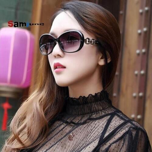Samjune Women Fashion Glasses Round Sunglasses Ladies Mirror Glasses Retro Ladies Mens Sunglasses UV400