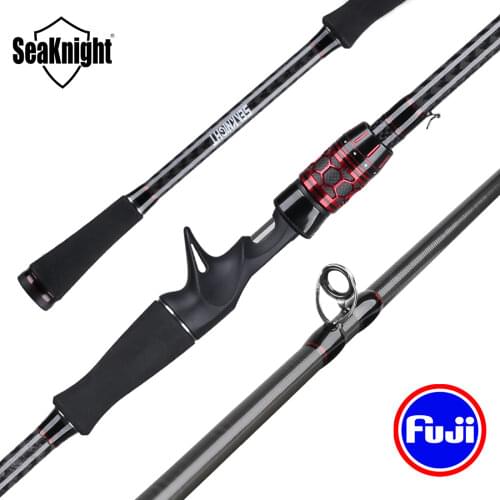 SeaKnight Kraken Fishing Rod FUJI Guide Rings 2.1M 2.4M Spinning Casting Rod Carbon M Power 2 Sections Medium Fast Speed