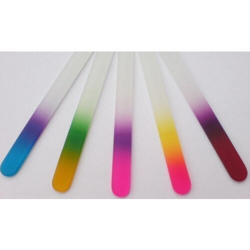 Glass Nail Files Durable Crystal File 5-1/2" wholesales 20pcs/lot free shipping