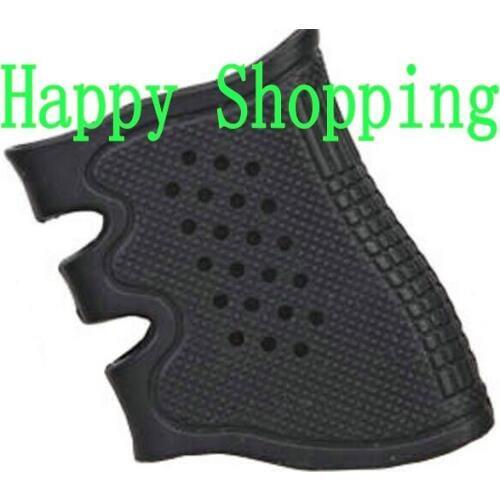 Tactical Pistol Soft Rubber Protect Glove Cover Anti Slip Glock Black For Hunting