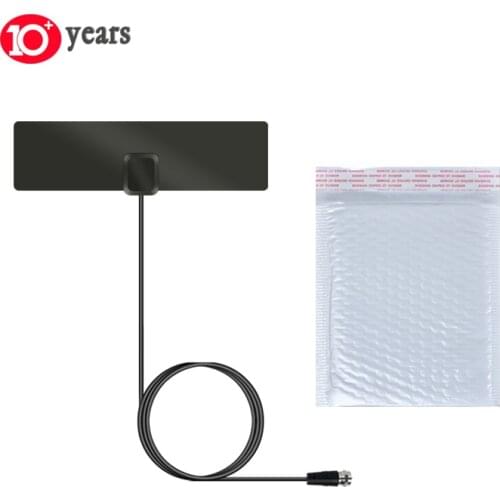 Freeview HDTV Antenna TV Aerial Receiver Indoor 4K High Gain Digital Smart HD TV Antenna Signal Booster DVB-T2 ATSC ISDB-T 1080P