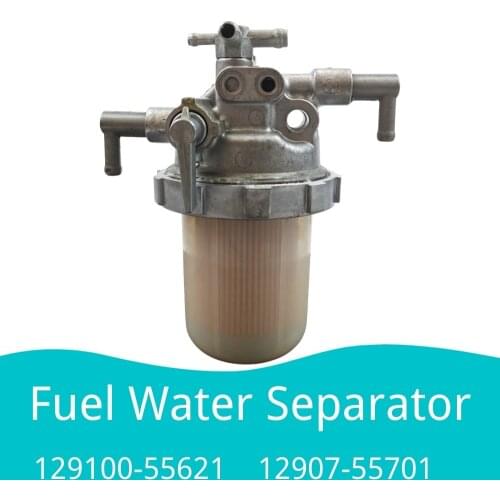 Fuel Water Separator Assembly 129100-55621 129907-55701 For Yanmar 4TNV94/88 Komatsu PC56-7 Excavator 4D84 Filter