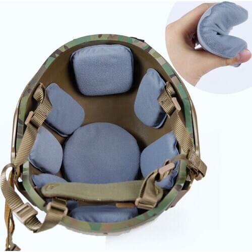 Helmet Pads Sealed Sponge AF Tactical Airsoft Hunting Shooting Cycling Helmet Damping Protection Memory Sponge Inner Pads