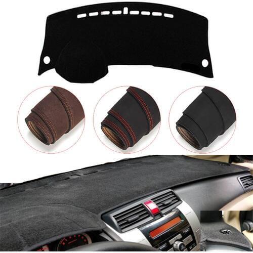 Console Dashboard Suede Mat Protector Sunshield Cover Fit For Honda City 2008-2014