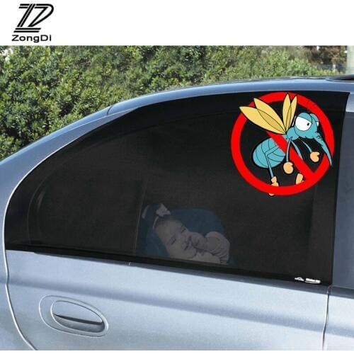 ZD 2Pcs Car side window sunshade cover Anti-mosquito for VW polo passat b6 b5 Mazda 3 6 cx-5 Lada granta BMW e46 e39 accessories