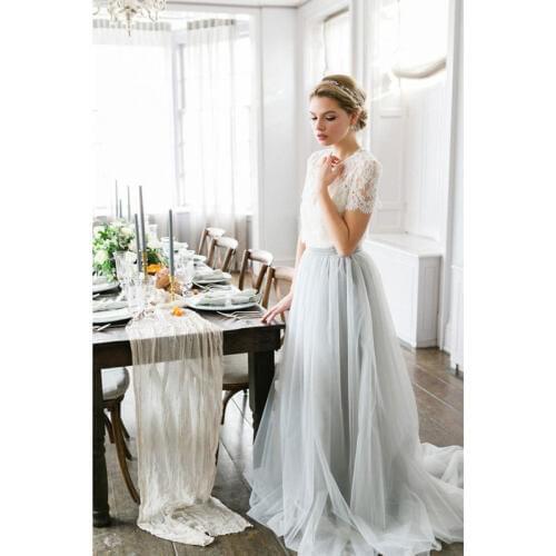 Woman Long Tulle Skirt Adult Gray Graceful Tulle Skirts Elastic Waist Floor Length Long Maxi Skirt Any Color Size Free
