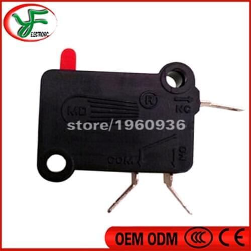 10pcs/lot 3 terminal microswitch for Round key lock console door locks game machine parts
