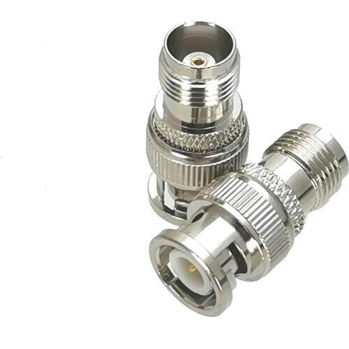 10Pcs Connector BNC Male Plug to TNC Female Jack RF Adapter Coaxial High Quanlity