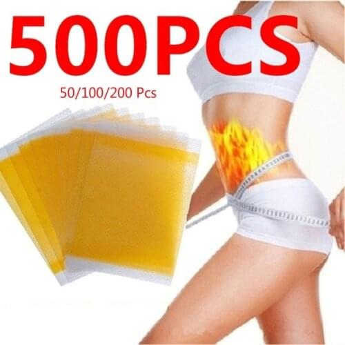 100pcs New Fashion Weight Loss Slimming Diets Chinese Medicine Slim Patch Pads Detox Adhesive Sheet Lost Weight