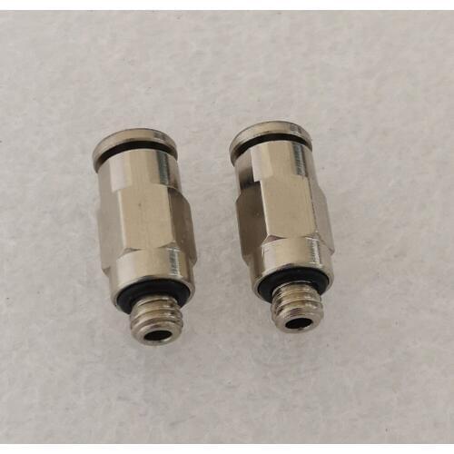 5pcs 3D Printer Pneumatic Connectors APCT4-M5 All Metal Fittings Long Distance For 4mm PTFE Tube Quick Coupler Joint Connector