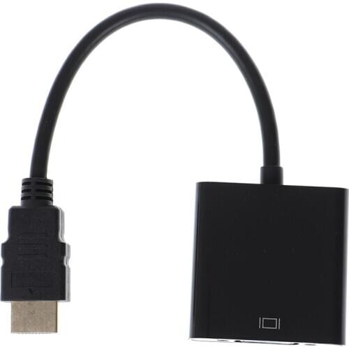 1080P To VGA Adapter Digital To Analog Converter Cable For Xbox PS4 PC Laptop TV Box To Projector Displayer HDTV