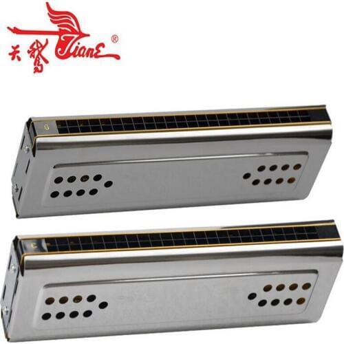 Swan 24 Holes Both Sides Harmonica C & G key Mouth Ogan 24 Armonica Musical Instruments Tremolo Harmonica 24 Double Mouth Ogan