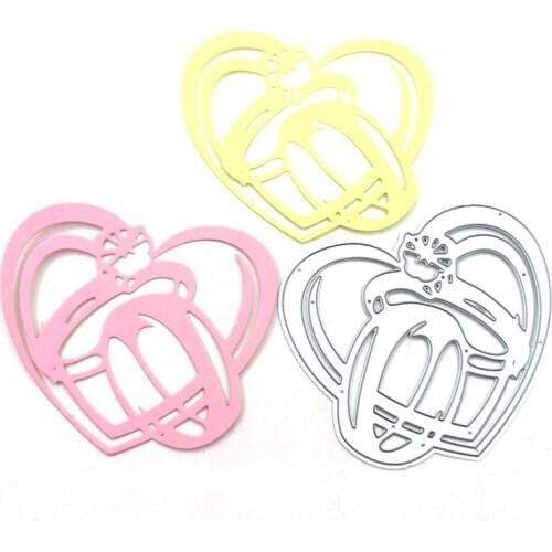 Julyarts Love Ring Metal Die Cut Craft Cutting Dies Card Making Mold Decoration Scrapbook Paper Craft Knife