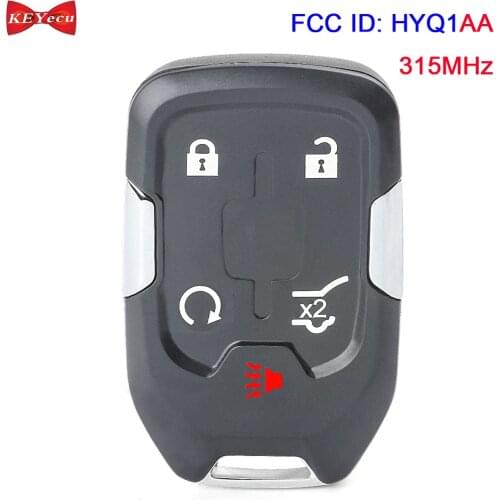 KEYECU for GMC Terrain 2018 2019 2020 Smart Remote Key Fob HYQ1AA 13584502 315MHz