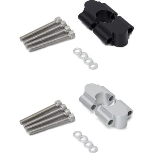 Motorcycle Handlebar Riser Kit 7/8 Inch Universal Bar Clamps 22Mm For Bmw Suzuki Honda Yamaha Atv Scooter 30Mm Rise Motorcycle A