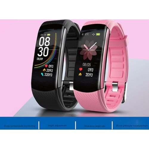 Body Temperature Monitoring Waterproof Watch Exercise Heart Rate Smart Bracelet