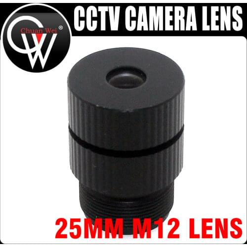 New 25mm lens 14 Degree 1/3" and 1/4" CCD MTV IR Board Lens For CCTV Security Camera