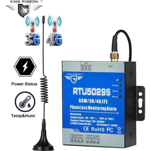 Single Phase Power Status Monitoring Real-time Alarm via APP Cloud Phone Call AC Power ON/OFF Alarm RTU5029S