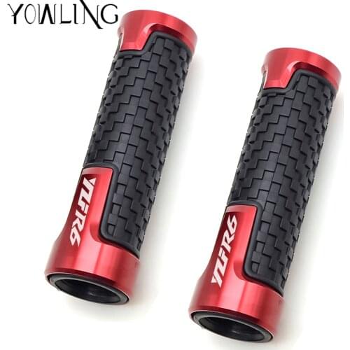 Motorcycle handlebar grip handle bar Motorbike handlebar grips for yamaha YZF R6 1999 2000 2001 2002 2003 2004 2005 2007 -2017