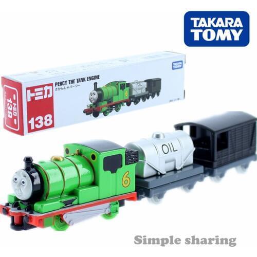 Takara Tomy Tomica Long Type No.138 TOMAS & FRIENDS Percy The Tank Engine Train Model Kit Figure Diecast Toys For Children