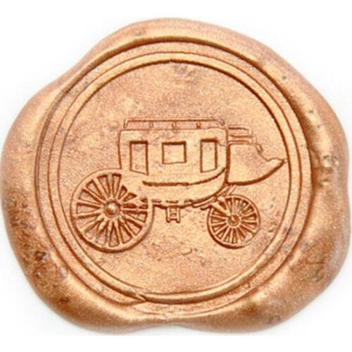 Coach Wax Seal Sealing Stamp Vintage Custom Picture Logo Wedding Invitation Sticks Spoon Gift Box Set Kit