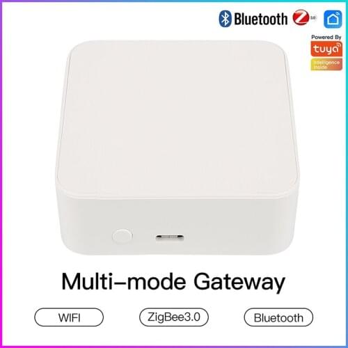 ZigBee3.0 WiFi Bluetooth Mesh Hub Tuya Smart Multi-mode Gateway Tuya Smart Life App Work With Voice Control Alexa Google Home